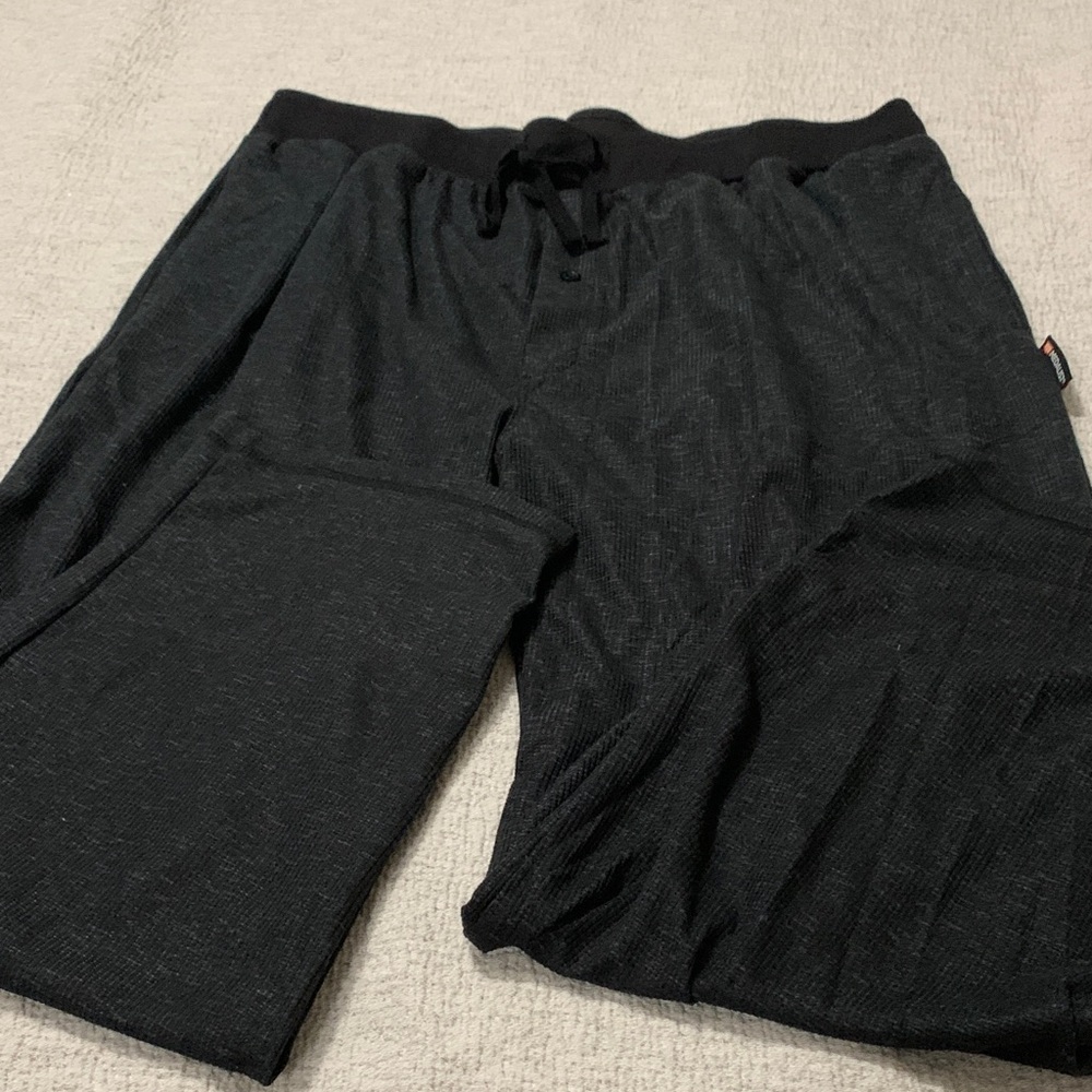 Men's Charcoal Pajama Pants with Drawstring Waist XL. NWOT
